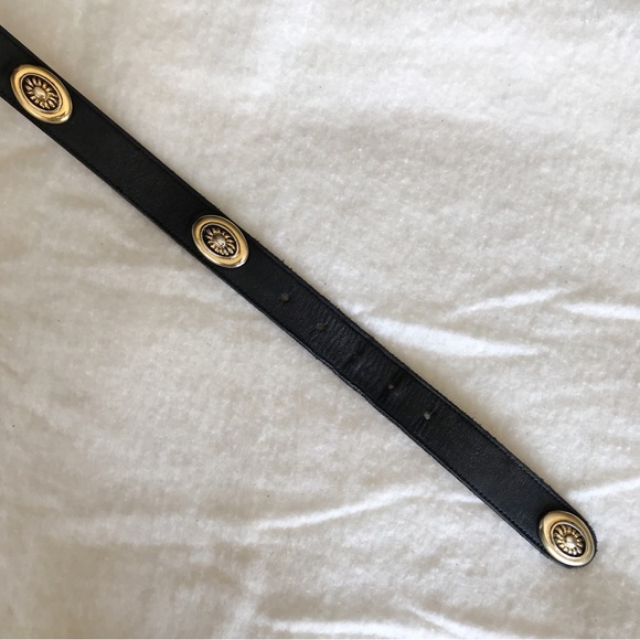 Vintage Cache Black Gold Statement Belt - Picture 9 of 12
